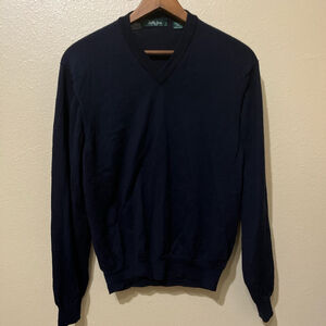 Bobby Jones Navy Men’s Medium 100 % Merino Wool Made in Italy